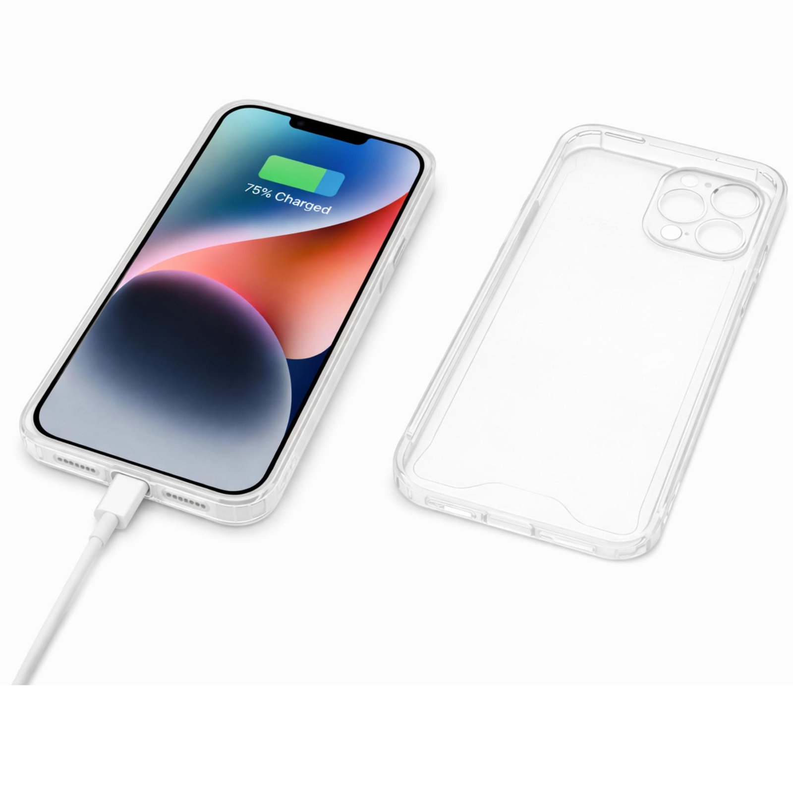 Coque Transparente pour iPhone 14 Pro Max Protection Antichoc Coque Transparente pour iPhone 14 Pro Max protection renforcée du bloc caméra.