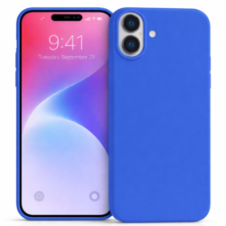 Coque Silicone Case Bleu Royal pour iPhone 17 – Protection en silicone liquide premium EllieTech.