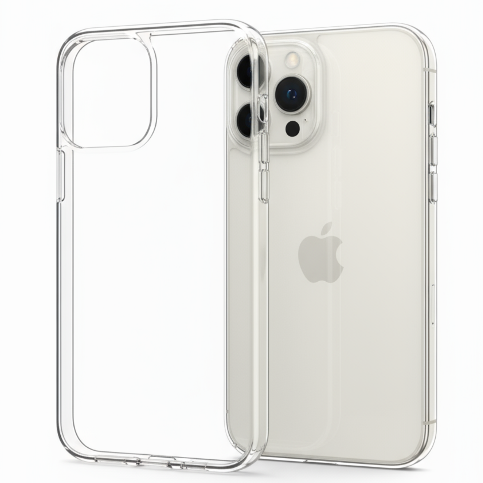 Coque Transparente iPhone 12 Pro – Protection Antichoc Coque transparente pour iPhone 12 Pro avec protection des bords et du bloc caméra.